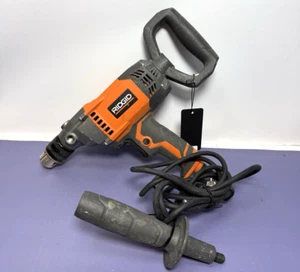 RIDGID CORDED DRILL R7122VN CHUCK SIZE 1/2" (PZ2002828) w/ Auxillary Handle - Picture 1 of 6