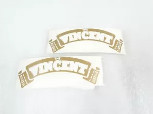 Compatible For Vincent Motorcycle Golden Petrol Fuel Tank Stickers Decals - Bild 1 von 3