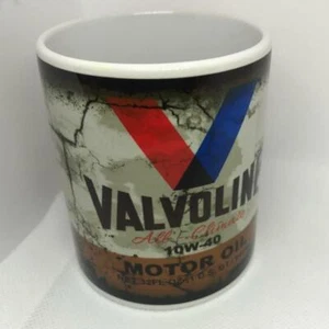 TAZA DE SUBLIMACIÓN DE ACEITE DE VALVOLINA IMPRESA 11 oz TAZA COLORES BRILLANTES - Imagen 1 de 1