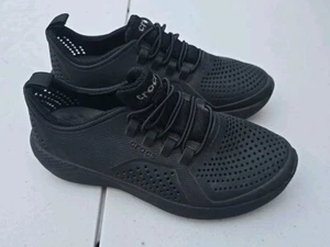 Crocs - Kids Sneakers Lite Ride Black - Size J2 - Picture 1 of 8