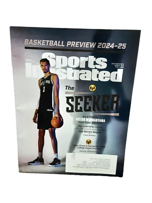 Sports Illustrated November 2024 Victor Wembanyama Spurs plus UCONN Foto 1 de 3