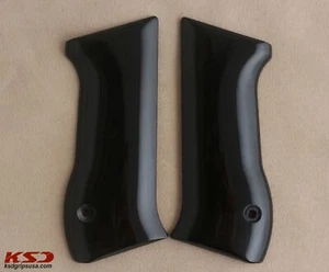 KSD Brand Jericho 941 F / FS Compatible Black Acrylic Grips - Picture 1 of 3