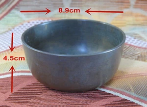 Original Usado.Campana Budista Japonesa.Cuenco Cantor.Campana Budista Cobre.168g 8,9cm - Imagen 1 de 11