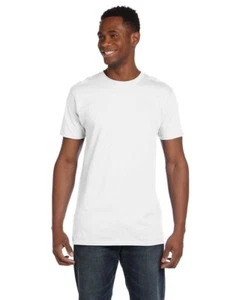 2 pack Hanes Men's 4.5 oz. 100% Ringspun Cotton Perfect T-Shirt 4980 3XL white - Picture 1 of 1