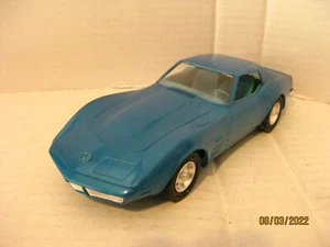 1973 CHEVROLET CORVETTE 1/25 scale -PROMO BY MPC, METALLIC BLUE--VERY NICE! - Picture 1 of 11