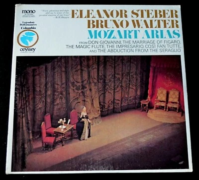 ELEANOR STEBER, BRUNO WALTER-MOZART ARIAS-ODYSSEY 32160363-MONO-SEALED LP - Image 1 of 4