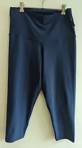 Exotica Blue Activewear Capri Leggings Gym Yoga Size XL - Picture 1 of 7