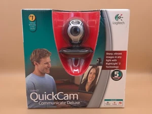 Logitech QuickCam Communicate Deluxe Webcam 5 MP - Vintage Computer Technology - Picture 1 of 6