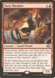 MTG Party Thrasher (0129) *Non-Foil* Base Rare Modern Horizon 3 MT/NM Free Ship - Picture 1 of 2