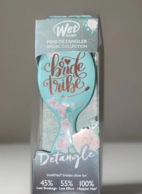 Cepillo Húmedo Mini Desenredante Colección Nupcial Floral Novia Tribu NUEVO Foto 1 de 4