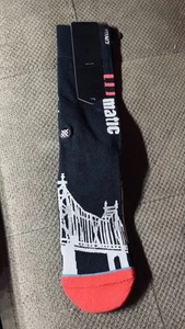 Stance Anthem Nas Illmatic Socks Sz L Queens Bridge Fit No 545 - Picture 1 of 8