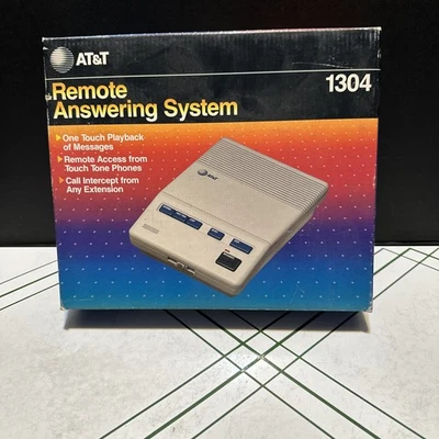 AT&T Vintage Remote Answering Machine Model 1304 Brand New NOS - Image 1 of 4