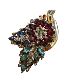 Antique Verified Coro Fur Clip Brooch (A8901) - Picture 1 of 7