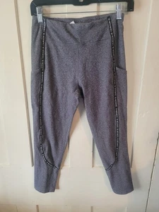 Calvin Klein Gray Performance Stretch Leggings Yoga Pants Womens Size M Medium - Picture 1 of 3