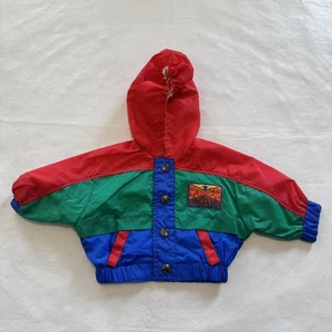 Chaqueta Domadora Climática Vintage Niños 0/6 Meses Con Capucha Sportgear Auténtica Años 90 - Imagen 1 de 11