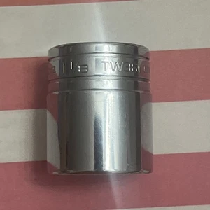 Snap On 1/2" Drive 1 1/8" Shallow 6pt Socket TW361 USA Free Shipping BIN - Bild 1 von 5