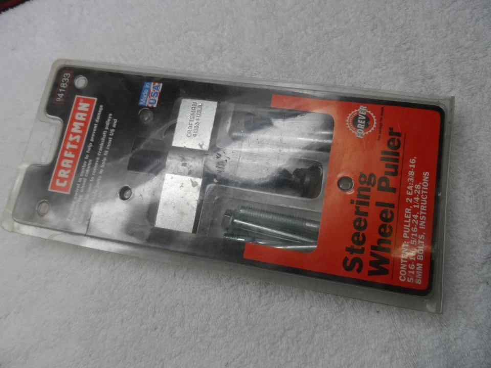 Craftsman Steering Wheel Puller, made in USA - Part # 41833 - Image 1 of 4