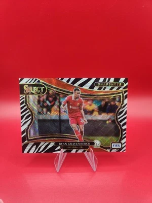 2024-25 Panini Select Snapshots Ryan Gravenberch Zebra Case Hit SSP Liverpool - Image 1 of 2