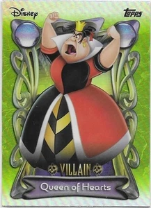 2025 Topps Disney Wonder Cartoon Villain Foil SP #174 Queen of Hearts Wonderland - Bild 1 von 1