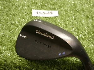 Cleveland RTX-3 Negro Satinado V-MG 54* 11* Cuña de Arena Dinámica Oro Acero Excelente - Imagen 1 de 5