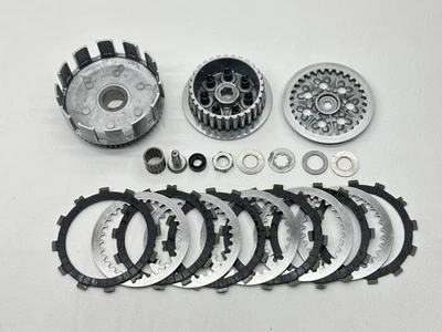 Conjunto de embrague Suzuki RM125 1980 cesta placas de buje kit pernos de resorte moto de tierra Foto 1 de 4