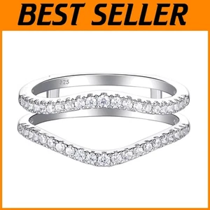 Sterling Silver Ring Enhancer Guard - Picture 1 of 8