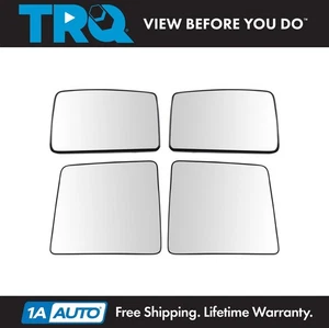 TRQ Mirror Glass Set Fits 13-16 Ford F-250 F-350 F-450 F-550 Super Duty - Picture 1 of 11