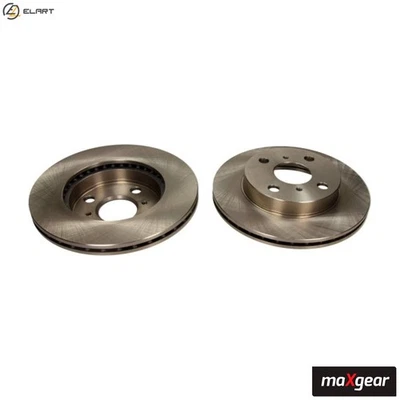 2x BRAKE DISC 19-0751 FOR TOYOTA 2SZ-FE 1.3L 2NZ-FE 1.3L 1ND-TV 1.4L 4cyl YARIS - Image 1 of 4