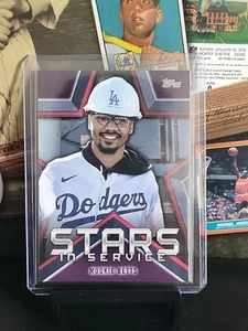 Topps Mookie Betts 2021 estrellas en servicio #SIS-7 Los Angeles Dodgers 🔥 - Imagen 1 de 10