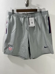 Nike USMNT USA Soccer Team Issue Travel Shorts DH4873 Men's XXL Drawstring Rare - Picture 1 of 9