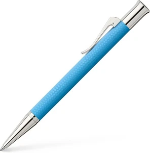 Faber-Castell Graf von Guilloche Gulf Blue Ballpoint Pen - Picture 1 of 4