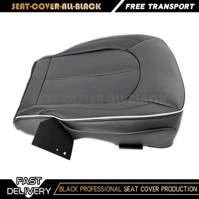 For 2017-2025 Chrysler Pacifica Driver Side Bottom Leather Seat Cover Black Foto 1 de 4