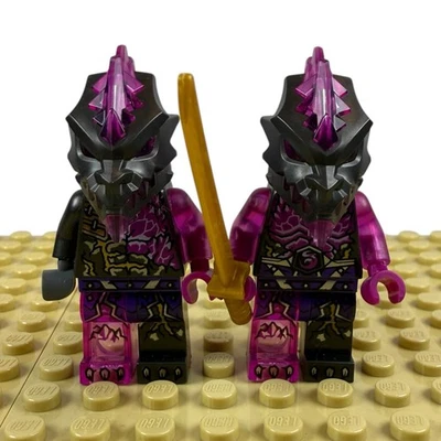 (2) LEGO Vengestone Warrior Crystalized Ninjago Ninja 71775 71772 Minifigure - Image 1 of 4