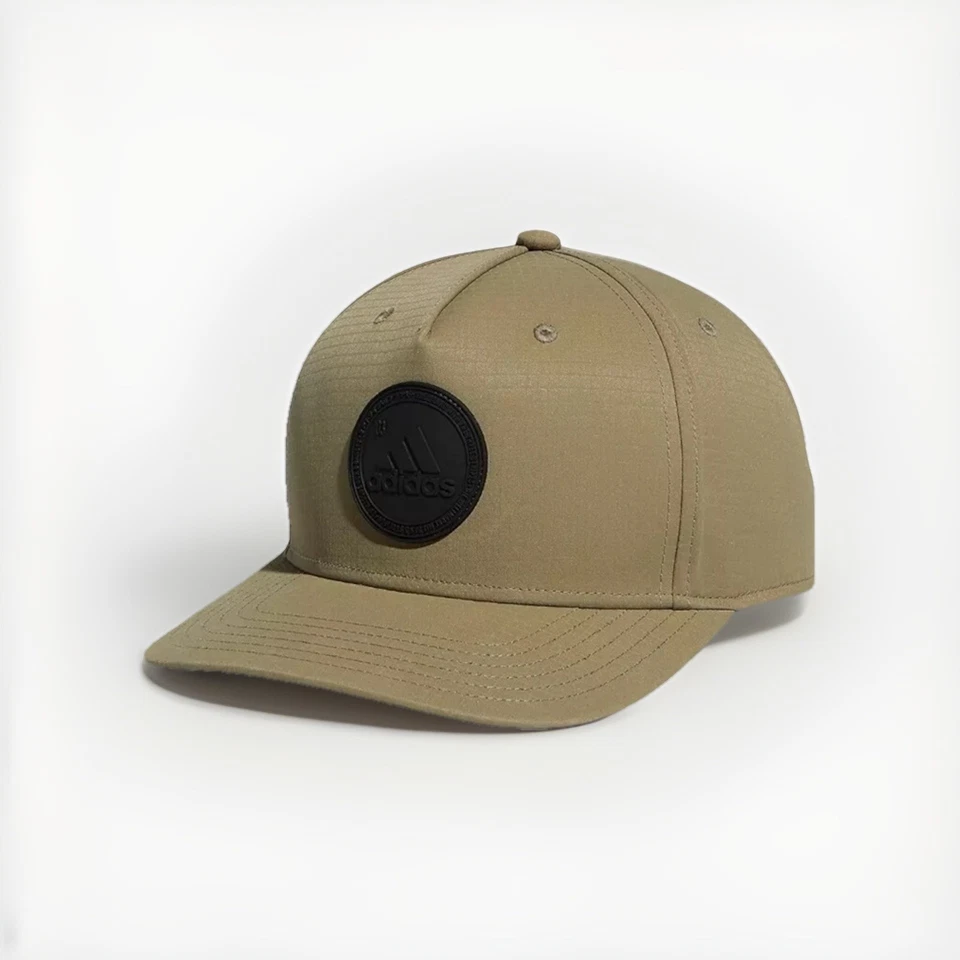 adidas Mens Affiliate Cap 2 High Crown Structured Snapback Hat Orbit Green/Black