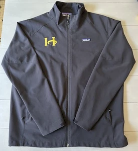 Patagonia Adze Soft Shell Full Zip Jacket Men's Size XL Black Water Repellent - Picture 1 of 11