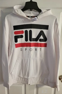 L Fila Sport White Hoodie - Image 1 of 4
