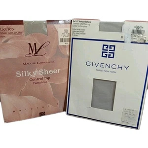 GIVENCHY Pantimedias Body Brillamers Zorro Plateado y Moda Insecto Lino Talla A De Colección Años 80 - Imagen 1 de 14