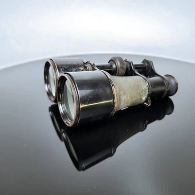 WWI Era A. Tubeuf Paris Binoculars Antique Military Field Glasses French 🔎 - Image 1 of 4