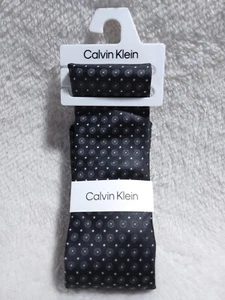 Calvin Klein Men's Silk Blend Tie ~ BLACK - Geometric - MSRP: $69.50 Super Sell. - Picture 1 of 8