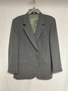 Jonathan Banks Of Great Britain Mens Gray Blazer Sport Coat Suit Jacket 42R - Picture 1 of 18