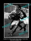 OLD LARGE HISTORICAL PHOTO OF RUGBY LEAGUE GREAT LES JOHNS v SOUTH AFRICA 1963