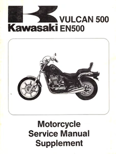 OEM Genuine Kawasaki Dealer/Owner's Service/Repair Manual EN500 Vulcan 1990 - Bild 1 von 2