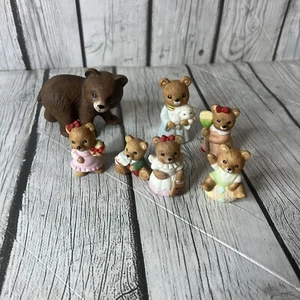 Lote Osos Decorativos Homco 1430 5302 5101 5412 3434 - Imagen 1 de 6