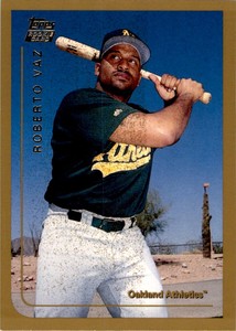 1999 Mint - Topps Traded & Rookies ** Roberto Vaz Rookie Oakland Athletics #T9