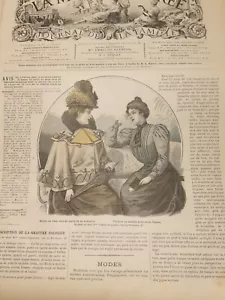 LA MODE ILLUSTREE ZEITSCHRIFT 1897 VINTAGE JOURNAL RETRO MAGAZIN FRANCE PARIS - Bild 1 von 15