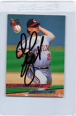 1993 Fleer Ultra #187 Derek Lilliquist Indians Signed Auto *K3329 - Image 1 of 2