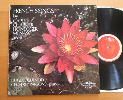 Nimbus 2112 French Songs Hugues Cuenod Geoffrey Parsons NEAR MINT Quad Nimbus LP - Image 1 of 4