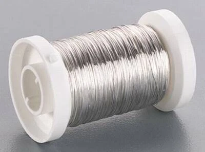 Knorr Prandell Draht 0,25mm x 50m silber auf Rolle Basteldraht Schmuckdraht