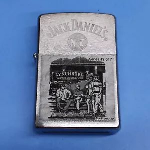 Zippo Jack Daniels Lynchburg #2 of 7 Brush Chrome 28737 - Picture 1 of 6
