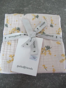 Garbo & Friends Mimosa Muslin Pillowcase Adult 50 X 70 cm *NWT* - Picture 1 of 3